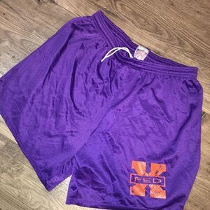Vintage FedEx Fed X purple work out Gym training retro nylon shorts XL men’s
